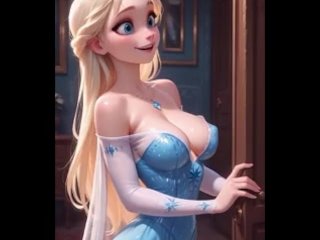 [ ANIMMORTAL - HENTAI ] Frozen - Elsa - Animation set