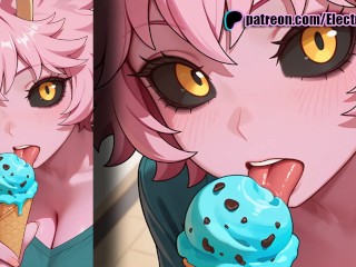 Mina Ashido fucked deeply, begging for more cock
