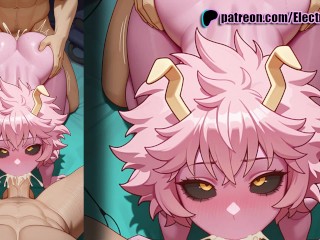 Mina Ashido fucked deeply, begging for more cock