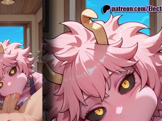 Mina Ashido fucked deeply, begging for more cock
