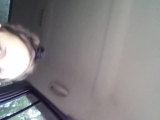 Pulled over to please my pussy in the car