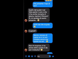 Italia. Verginella al gloryhole pt.2. Sconosciuto la incula e riempie di sborra, squirta dal culo