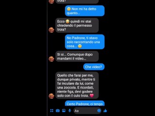 Italia. Verginella al gloryhole pt.2. Sconosciuto la incula e riempie di sborra, squirta dal culo