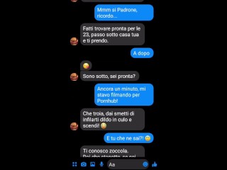 Italia. Verginella al gloryhole pt.2. Sconosciuto la incula e riempie di sborra, squirta dal culo