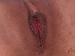 Katya Rodriguez shakes from cumming hard. She is so hot and horny