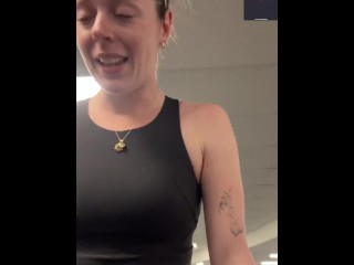 Trying not to cum on the stairmaster... but spoiler alert, I fail 😂