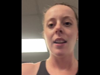 Trying not to cum on the stairmaster... but spoiler alert, I fail 😂
