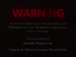 Nagatoro-san fucks with 5 guys on the beach while Sempai watches -DON'T TOY WITH ME, MISS NAGATORO .