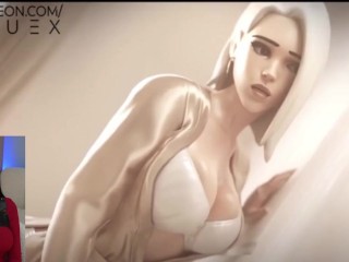 Reacting to Overwatch Hentai | Ashe and Mercy looks hot in bridesmaid attire.