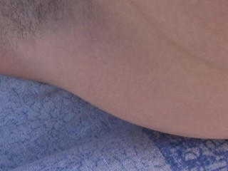 french amateur milf lets perverted man cum on her pussy on the beach