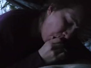 Blowjob After Quickie Before Friends Got Back to Camp