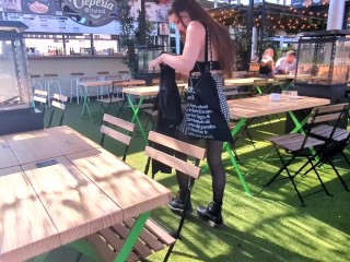 Met Up with My Ex… Ended Up Cumwalking Through the Mall - KLX