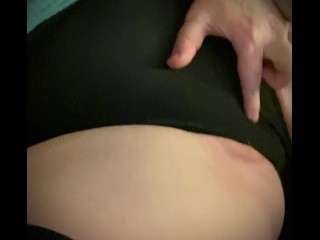 Housewife takes a quick break