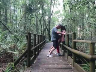 Sexcation Part 5 - We have sex in the Garden of Eden and nearly got caught