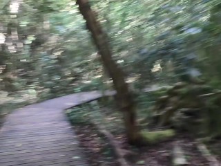 Sexcation Part 5 - We have sex in the Garden of Eden and nearly got caught