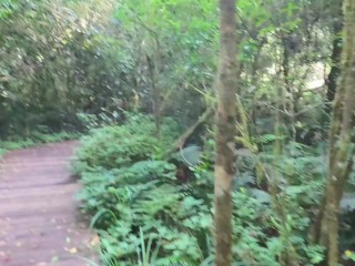 Sexcation Part 5 - We have sex in the Garden of Eden and nearly got caught