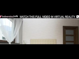 Solo tattooed redhead Sheryl X shows off her perfect body in VR.