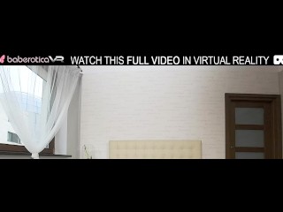 Solo tattooed redhead Sheryl X shows off her perfect body in VR.