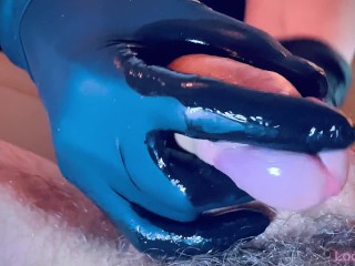 POV Pegged by fitness girl in fetish boots