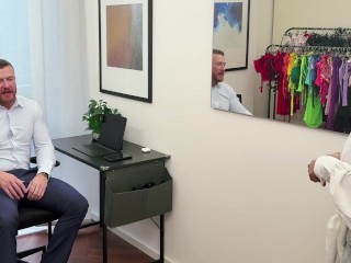 I let my boss CREAMPIE me for a PAYRISE and then he fucked me RAW!