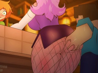 Minecraft fucking Steve and the Girl with purple hair .Hentai Anime sex ( cartoon porn ) 2d 2025