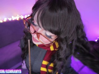 TIKTOK HERMIONE COSPLAY ( AMY B ASMR / TIKTOKER / YOUTUBE )