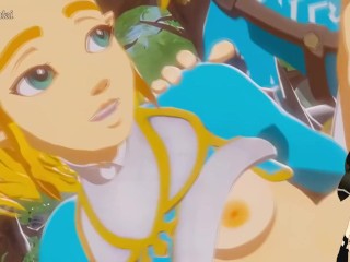 Zelda took a pot of vitality to have more strength for hard sex