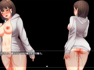 【H GAME】夜歩きDLC Live2DアニメVer♡マンション廊下でオナニー エロアニメ｜エロ同人｜Hentai｜Anime｜Doujin