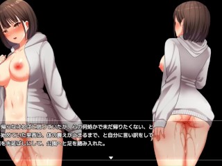 【H GAME】夜歩きDLC Live2DアニメVer♡マンション廊下でオナニー エロアニメ｜エロ同人｜Hentai｜Anime｜Doujin