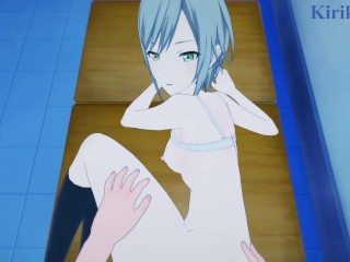 Hinomori Shiho and I have intense sex in the classroom at night. - Project SEKAI POV Hentai