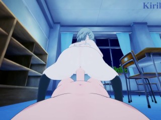 Hinomori Shiho and I have intense sex in the classroom at night. - Project SEKAI POV Hentai
