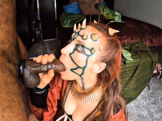 Zabrak vs. Twi'lek: Sloppy Showdown in Deepthroat Domination