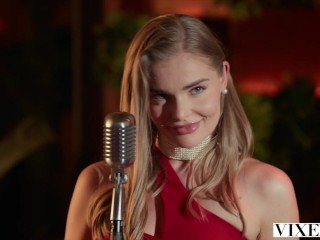 VIXEN Gorgeous Duo Fibi Euro And Emiri Momota Share A Huge Cock In Steamy Threesome