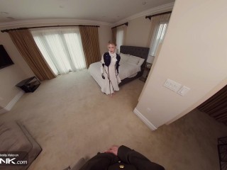 VR Conk: Teen Blonde Violet Evergarden Rides Your Dick In Manga Cosplay Parody