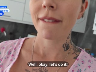 If my husband doesn't want to fuck me in the Ass, I'll give myself to my neighbor!