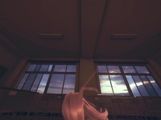 POV - Monika is waiting for you at the literature club to have sex - Honey Select 2