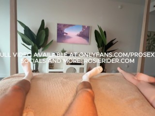 Cuddling with my Best friends HOT SISTER accidentally turns to SNEAKY morning sex- Rosie Rider