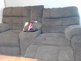 Penny Jade - Solo Masturbation w/Toys on Couch Pt2 - Butt stuff