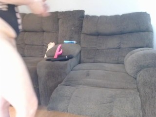 Penny Jade - Solo Masturbation w/Toys on Couch Pt2 - Butt stuff