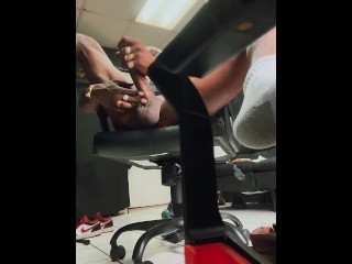 Caught jacking! Who put this CAMERA 🎥 here!?!? Onlyfans @CesarBelifonteUncut