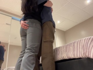 Making her take my clothes off and fucked her in every possible way