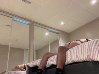 Making her take my clothes off and fucked her in every possible way