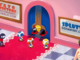 The princesses from Super Mario Bros decided to have an orgy
