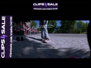 Preview clip | Girl with her favorite shoes Nike Shox worn with nylons and the evil teddy bear