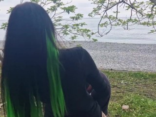 The slave learns to suck his Mistress's strap-on well and deeply.