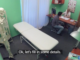 Hot NURSE in FULL UNIFORM seduces her male Patient for Rampant Sexual Intercourse - Fake Hospital