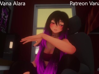 Futa roommate makes your her bitch yet again