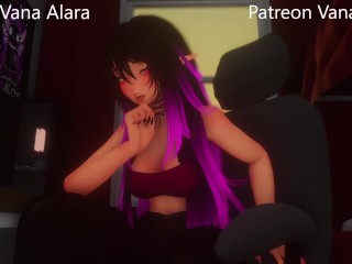 Futa roommate makes your her bitch yet again