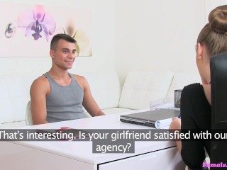 MMA Fighter gets his chance to be a Male PORNSTAR - Female Agent