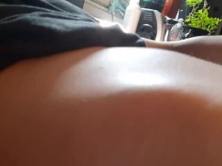 You can see it in my tummy when I fuck myself 💜💜💜 so hot, sorry I didn't get better angles ♥️♥️